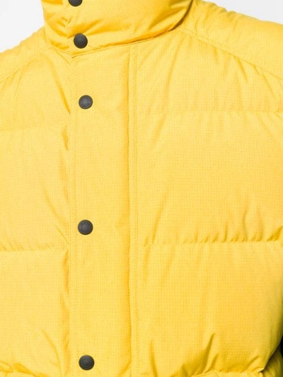Shop Belstaff Padded Sleeveless Jacket In Yellow