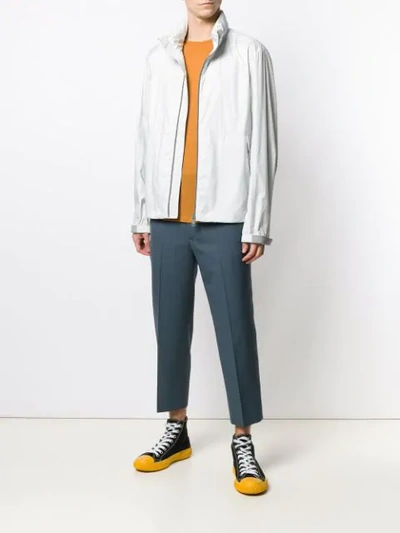 Shop Prada Lightweight Jacket - Grey