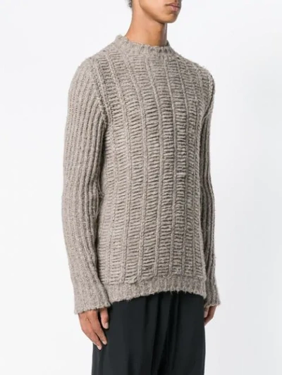 Shop Rick Owens Strickpullover In Brown