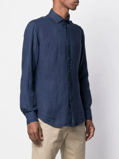 Shop Glanshirt Slim-fit Shirt In Blue