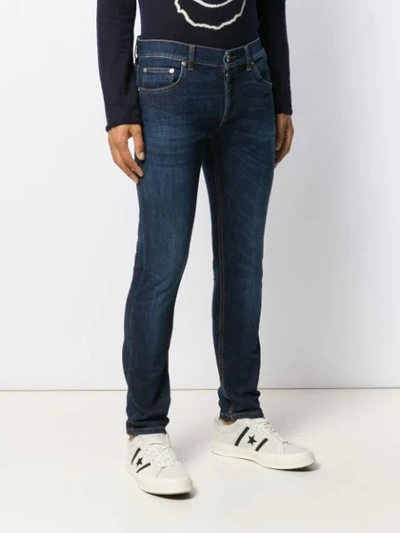 Shop Dondup Skinny Fit Jeans In Blue