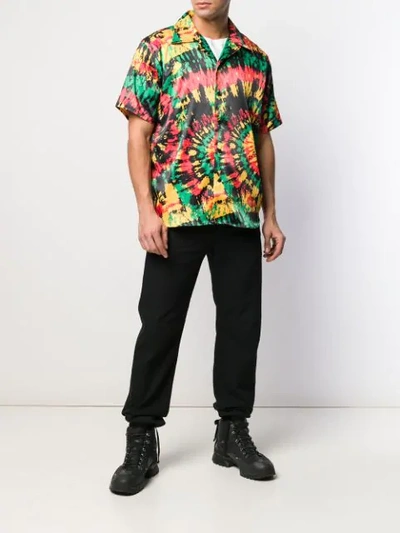 Shop Sss World Corp Hawaiian Short Sleeve Shirt In Black