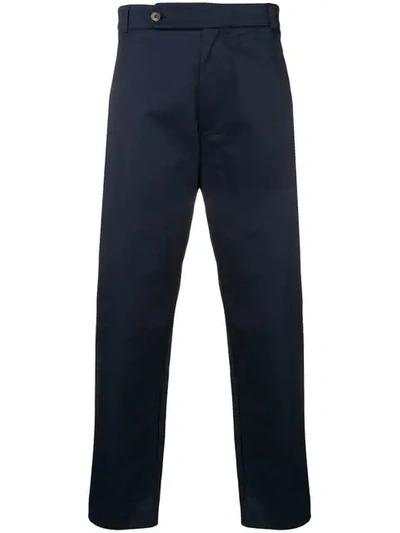 Shop Société Anonyme Classic Chino Trousers In Blue