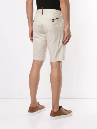 Shop Dolce & Gabbana Tailored Shorts In Neutrals