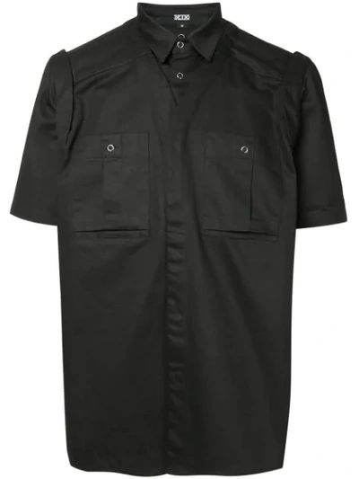 Shop Ktz Chest Pocket Shirt In Black
