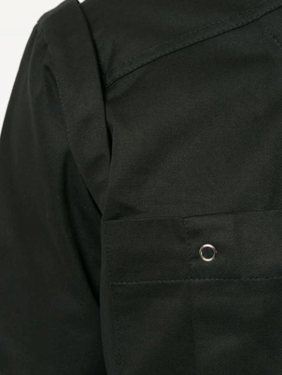 Shop Ktz Chest Pocket Shirt In Black