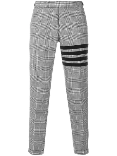 Shop Thom Browne 4 In Black/ White