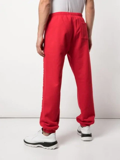 Shop Supreme Embroidered Logo Track Pants In Red