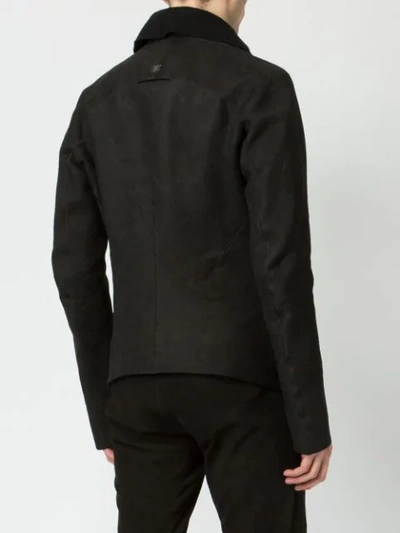 Shop Isaac Sellam Experience Dissident Zipped Jacket - Black