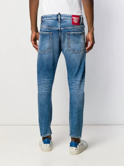 Shop Dsquared2 Sexy Twist Jeans In Blue