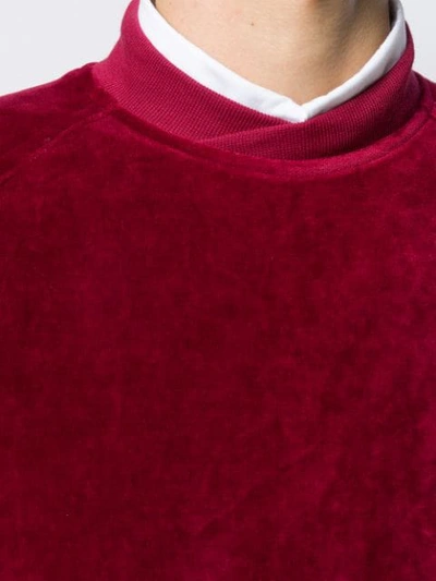 Shop Haider Ackermann Textured Sweatshirt In Red