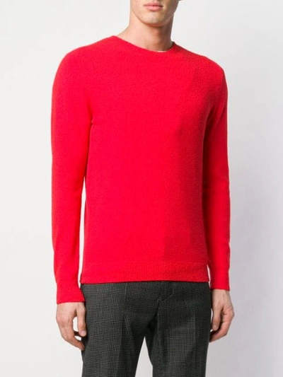 Shop Drumohr Basic Longsleeved Jumper In Red