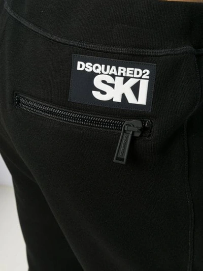 Shop Dsquared2 Track Pants In Black