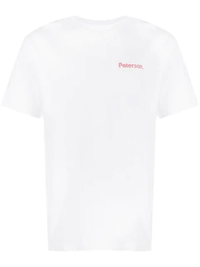 PATERSON. GEOMETRIC PRINTED T-SHIRT - 白色