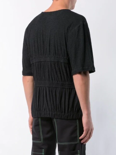 Shop Chin Mens Gathered T In Black
