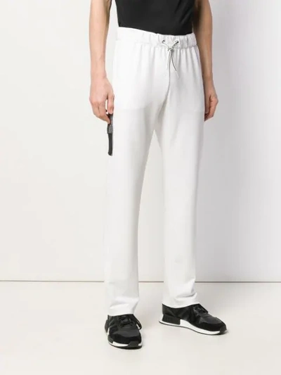 Shop Fila Mesh Detail Track Pants In White