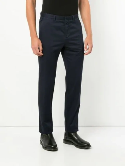 Shop Cerruti 1881 Slim-fit Trousers In Blue
