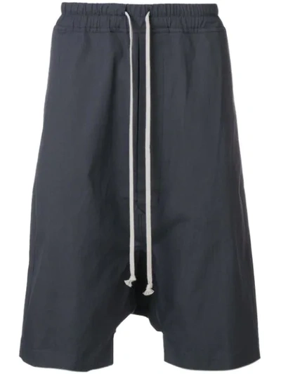 Shop Rick Owens Baggy Fit Shorts In Grey