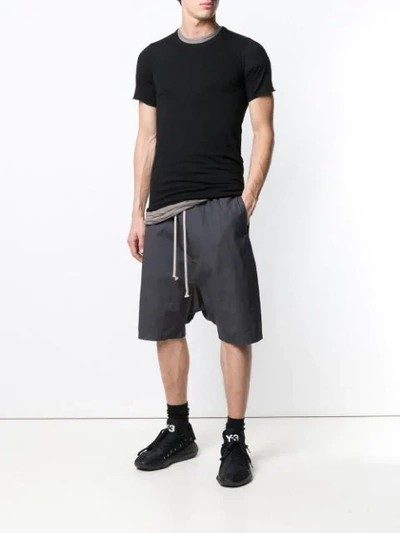Shop Rick Owens Baggy Fit Shorts In Grey