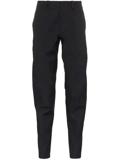 Shop Arc'teryx Indisce Straight Leg Trousers In Black