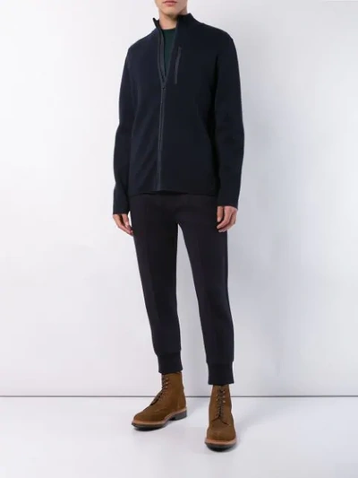 Aztech Mountain Matterhorn Zipped Jumper In Blue