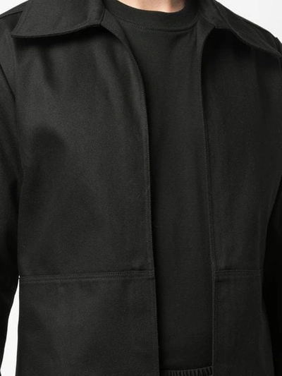 Shop Ludovic De Saint Sernin Black Fitted Jacket