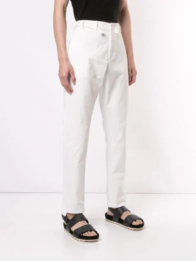 Shop N°21 Straight Leg Trousers In White