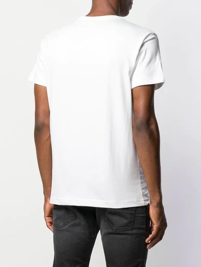 Shop Diesel Logo Print T-shirt In White