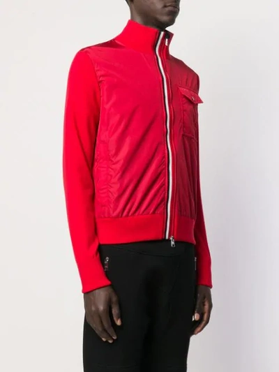 Shop Moncler Bomber Jacket In Red
