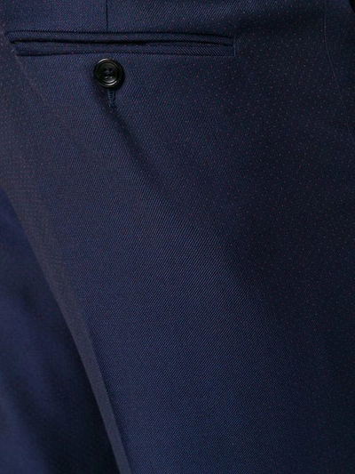 Shop Gucci Monaco Fine Dots Suit In Blue