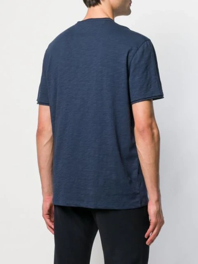 Shop John Varvatos Plain V-neck T-shirt In Blue