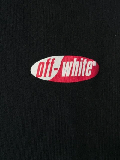 Shop Off-white Arrow Print Sweatshirt In 1020 Black Red