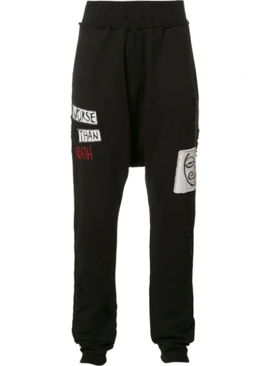 Shop Haculla Patch Detail Track Pants In Black