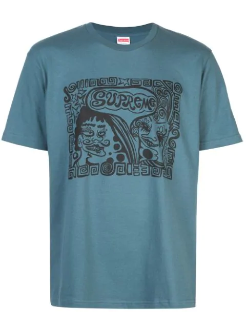 supreme tee blue
