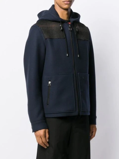 Shop Lanvin Patchwork Jacket In Blue