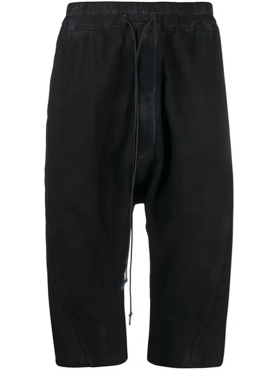 Shop Isaac Sellam Experience Drop-crotch Shorts In Blue