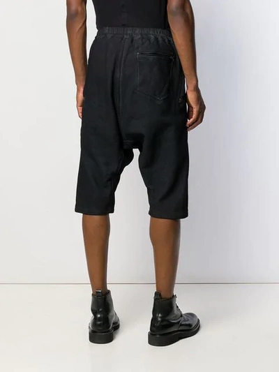 Shop Isaac Sellam Experience Drop-crotch Shorts In Blue