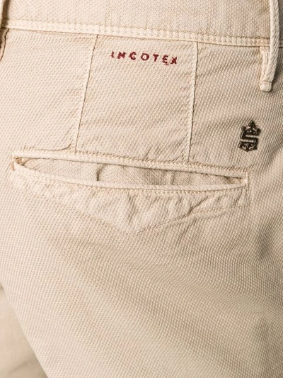 Incotex Slim Fit Stretch Chino Pants In Neutrals