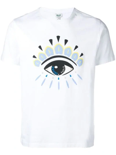 Shop Kenzo Eye T-shirt In White