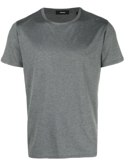 Shop Theory Plain Basic T-shirt In Grey