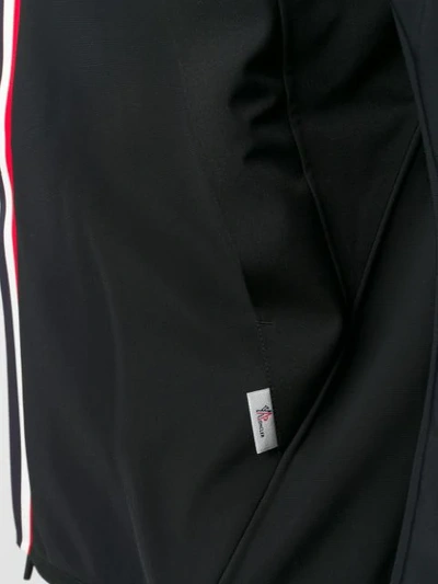 Shop Moncler Zipped Up Lightweight Jacket In Black