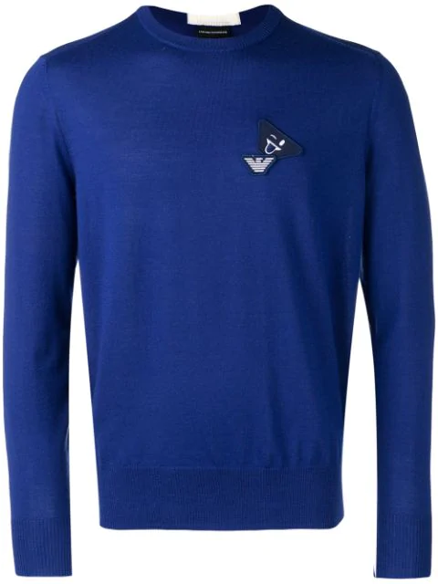 armani logo jumper