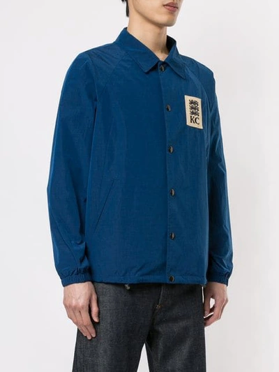 Shop Kent & Curwen Jersey Lined Jacket In Blue