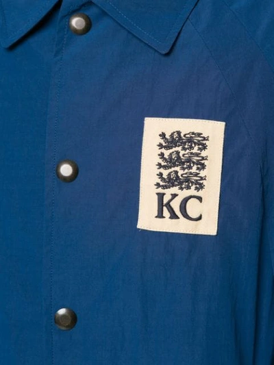 Shop Kent & Curwen Jersey Lined Jacket In Blue
