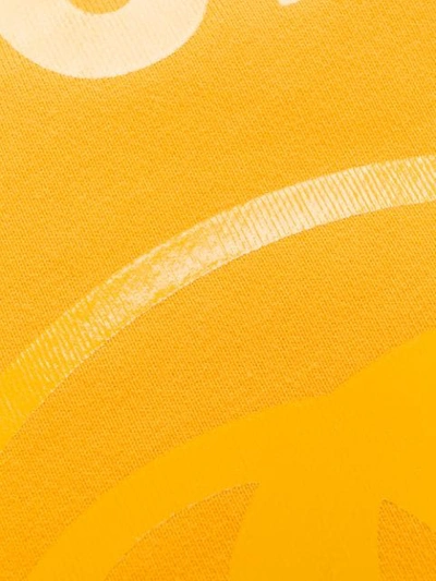 MOSCHINO BRANDED SWEATSHIRT - 黄色