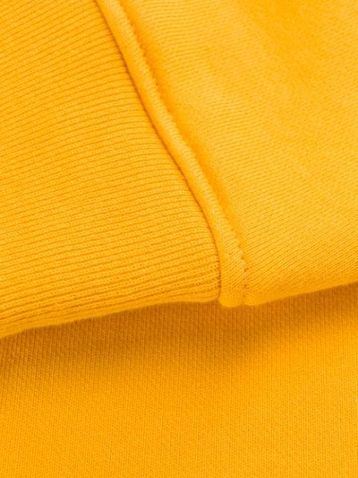 Shop Moschino Branded Sweatshirt In Yellow