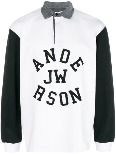 Shop Jw Anderson Rugby Polo Shirt In White