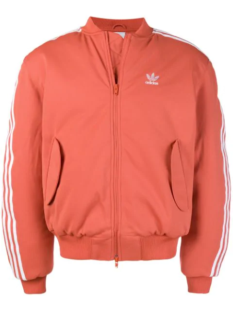 adidas orange bomber jacket