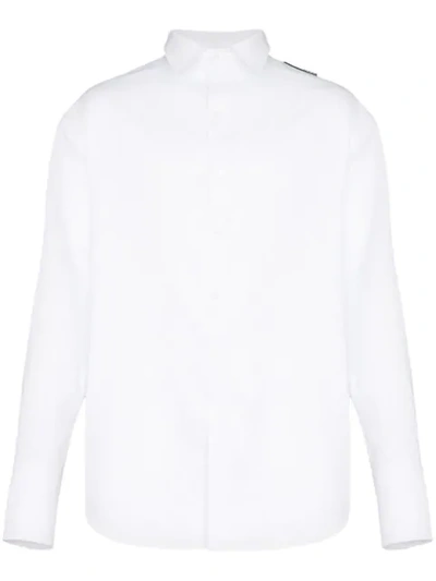 Shop Balenciaga Oversized-hemd In White