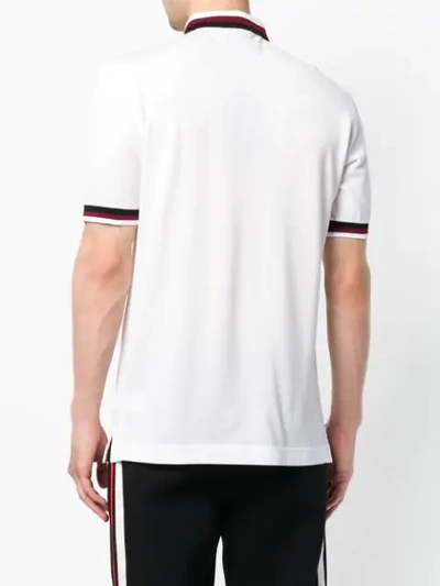 Shop Dolce & Gabbana Dg Logo Polo Shirt - White